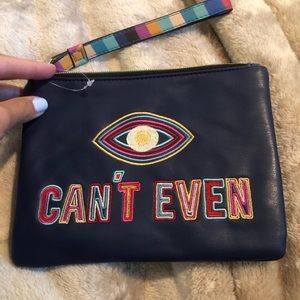 Graphic wristlet